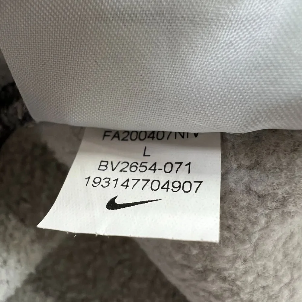 Nike‎ Sportswear Club Fleece Pullover Hoodie Sweatshirt Mens Large Gray Casual